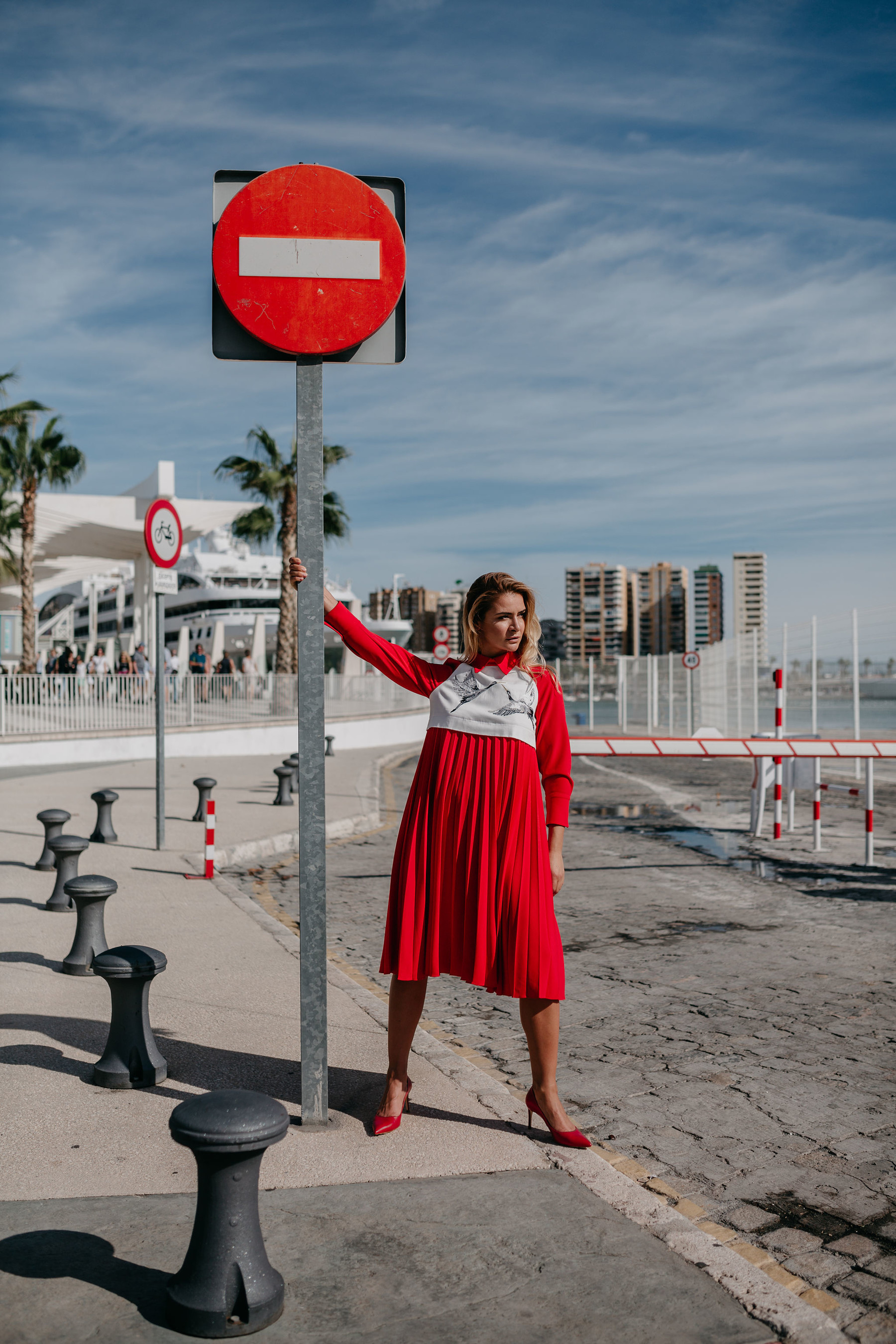 Street style photo shooting in Malaga for Korsun