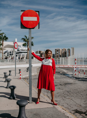 Street style photo shooting in Malaga for Korsun