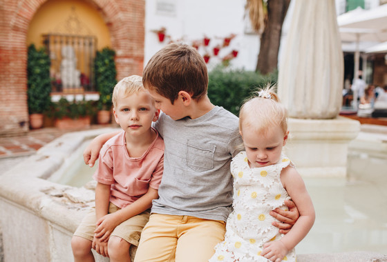 Sesión de fotos de familia en Marbella