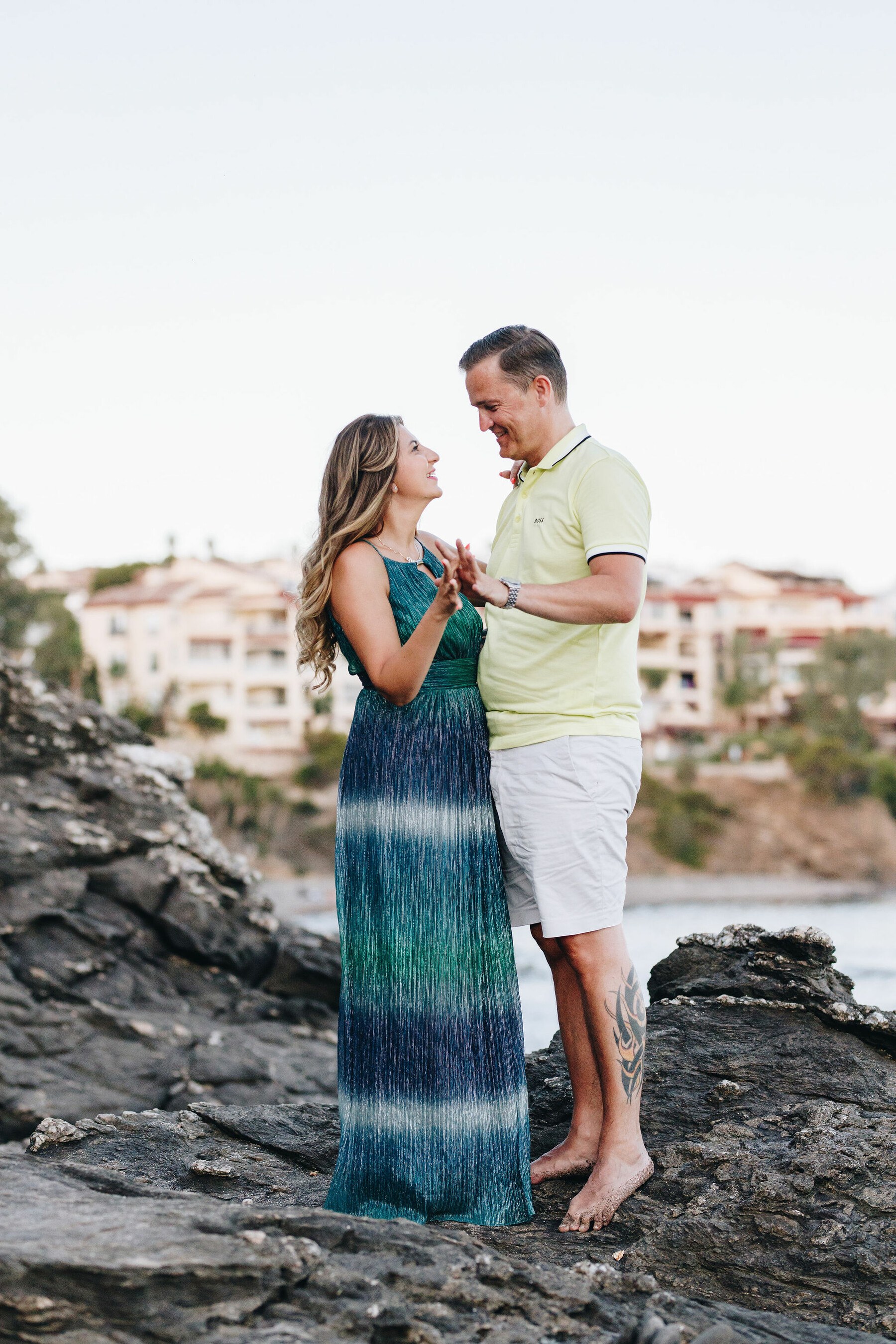 Sesión de fotos de pareja en Benalmádena