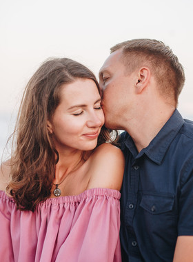 Sesión preboda en la playa de Torremolinos 