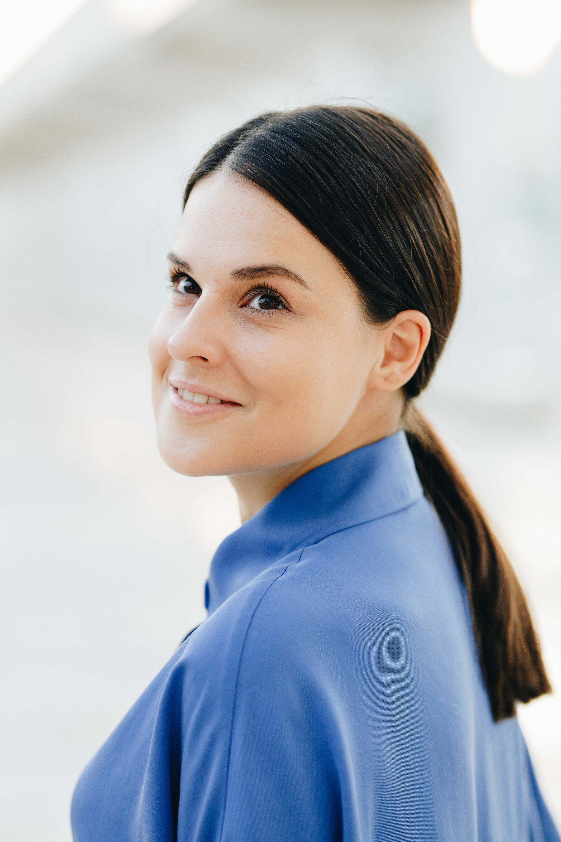 Portrait photo set in the Port of Malaga