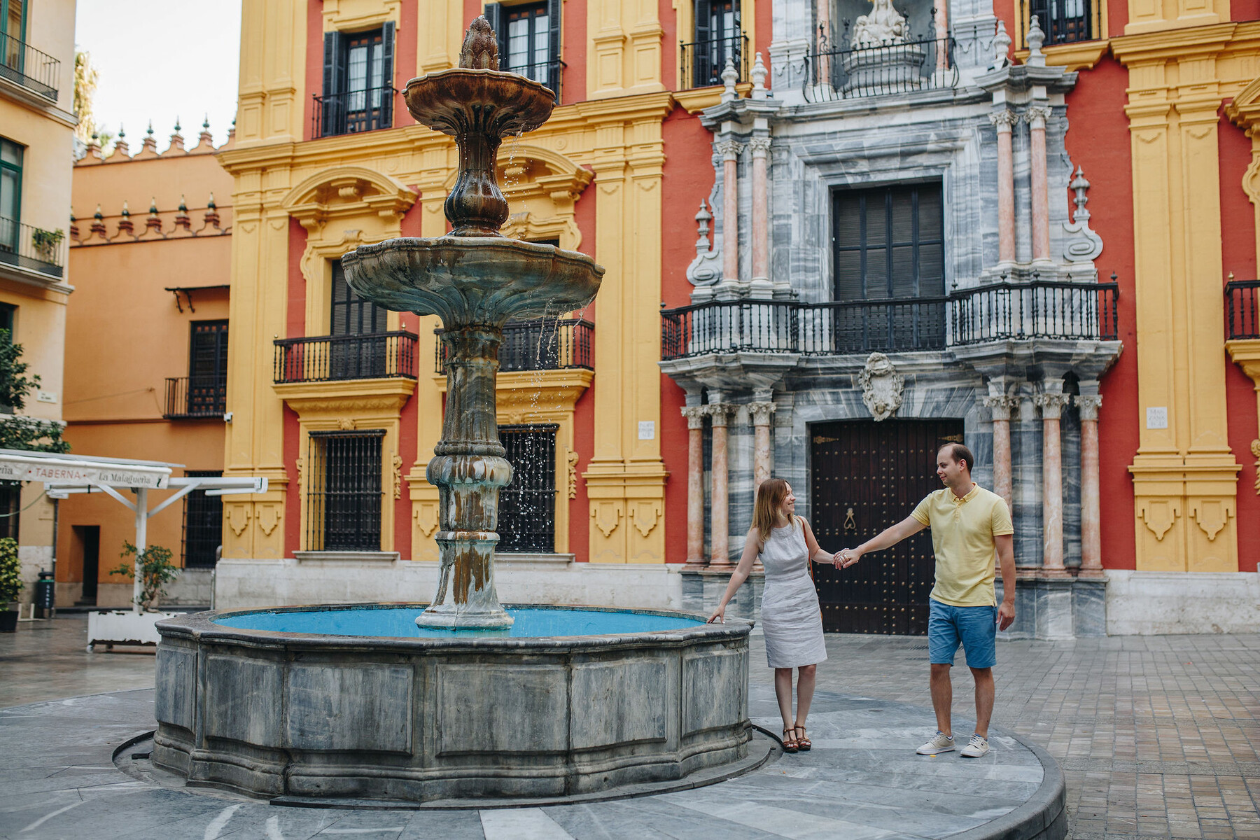 Sesión de fotos preboda en Málaga