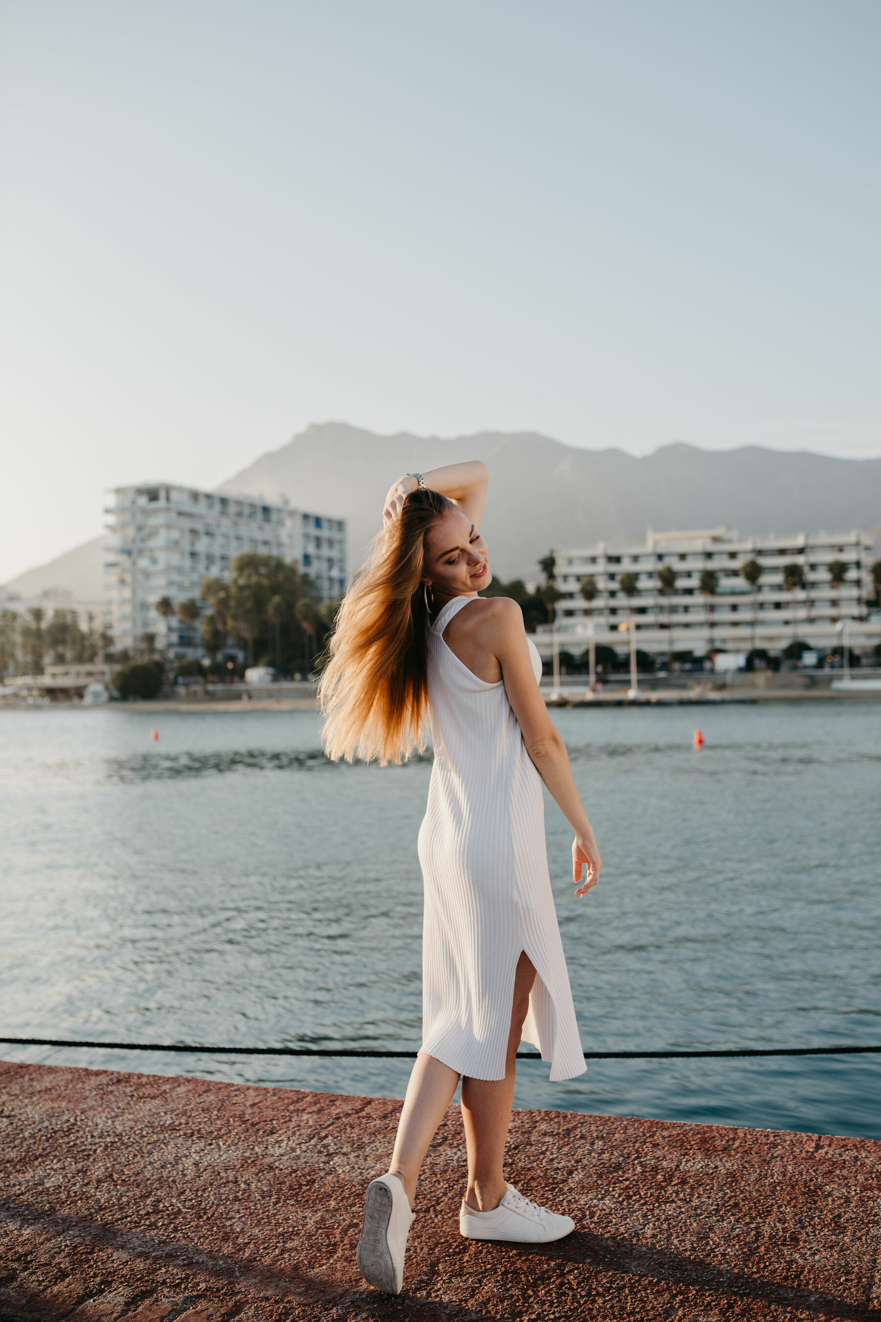 Sesión de fotos para tres amigas en el Centro de Marbella