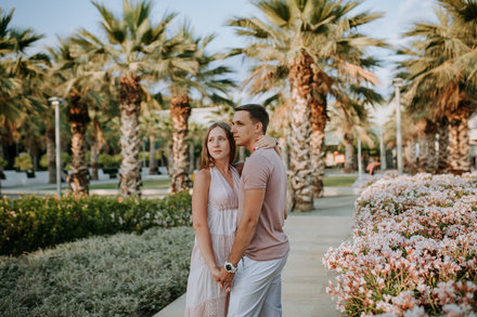 Romantic photo shoot in Málaga