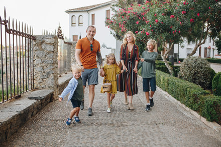 Sesión fotográfica de familia en Ronda