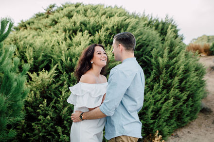 Love Story photo set on the beach in Marbella