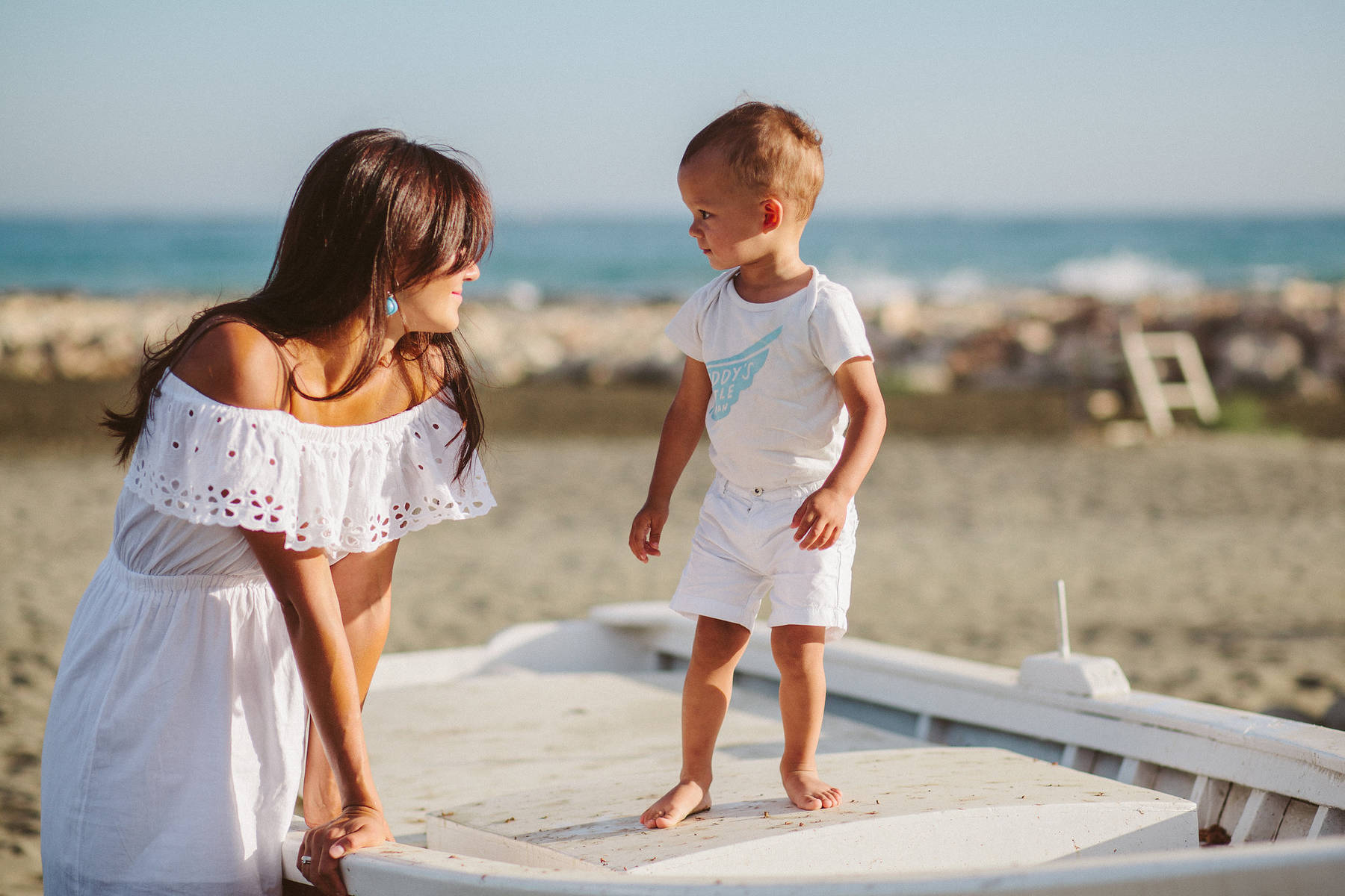 Sesión de fotos de familia en El Palo, Málaga