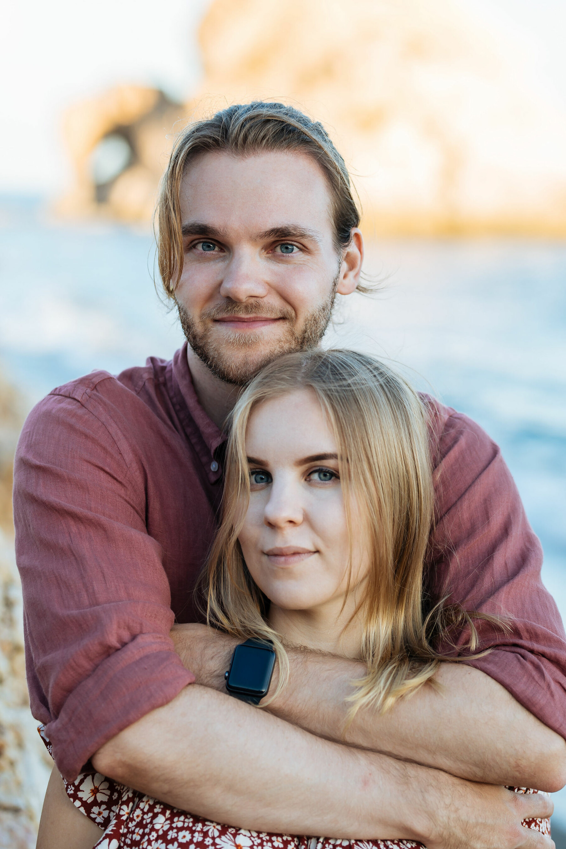 Photo set on the beach in Malaga