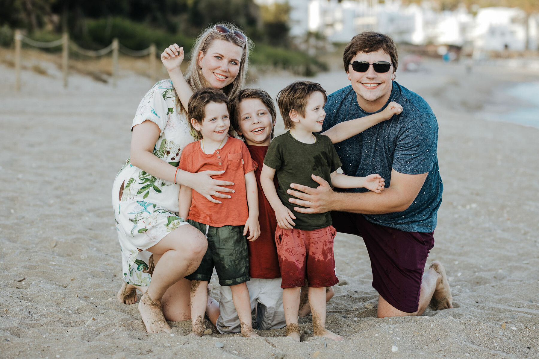 Sesión fotográfica de familia en Marbella