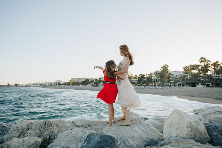 Fotografía de familia en Marbella