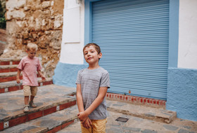 Семейная фотосессия в центре Марбельи