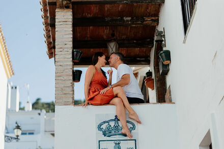 Sesión de fotos de pareja en Benahavís