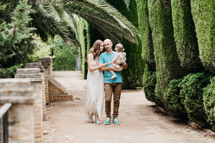 Fotografía de familia en Granada
