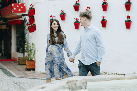 Couple photo set in Marbella