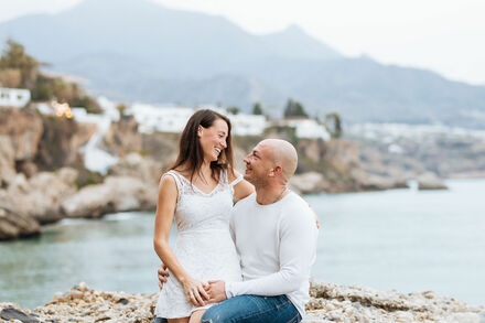 Sesión de fotos preboda en Nerja