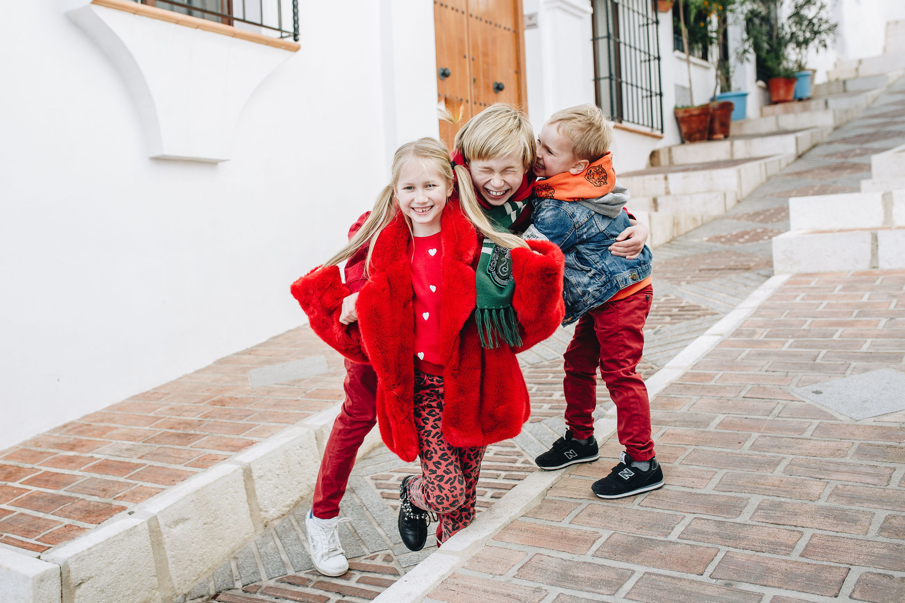 Fotografía de familia en Mijas Pueblo