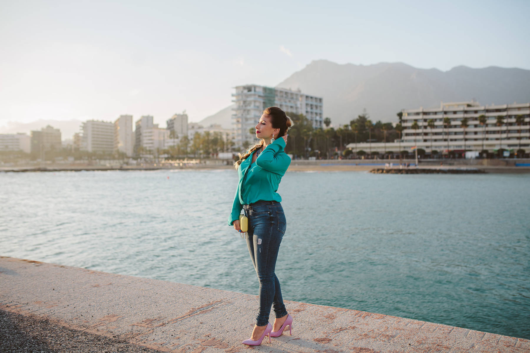 Portrait photo session in the Centre of Marbella