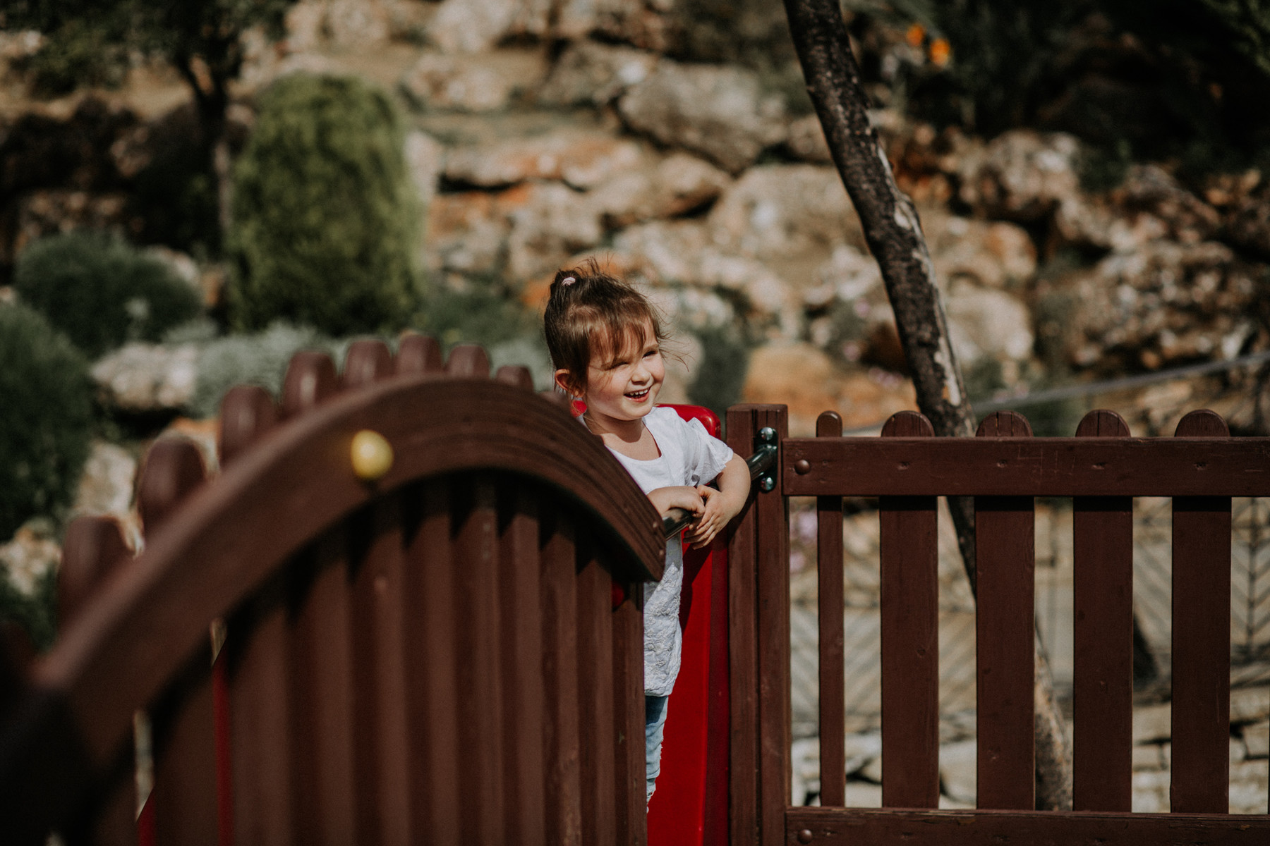 Un día de vacaciones de una familia en España