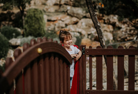 Un día de vacaciones de una familia en España