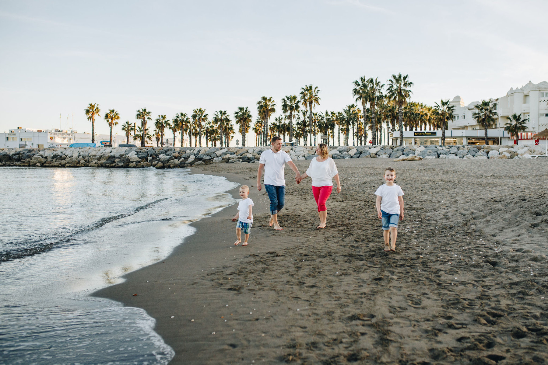 Family photo shoot in Benalmadena