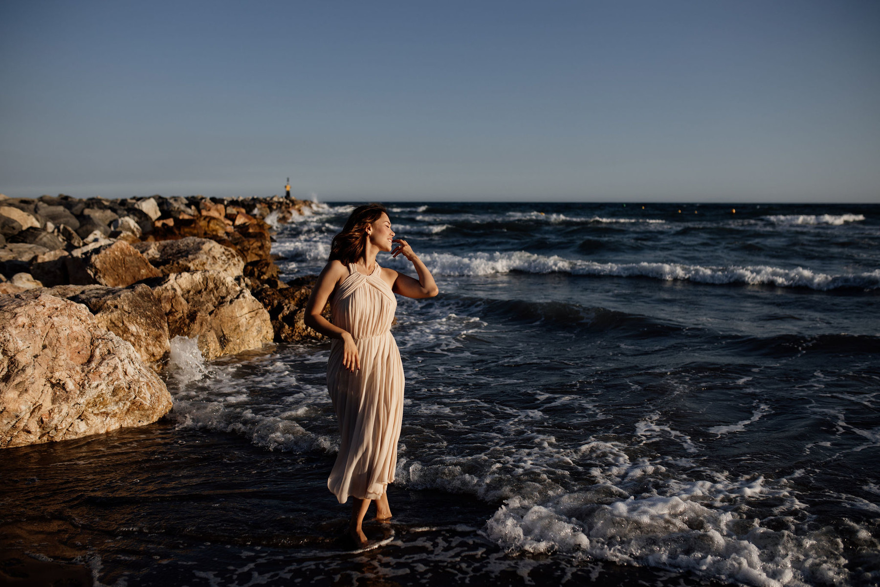 Sesión fotográfica de familia en Cabopino en Marbella