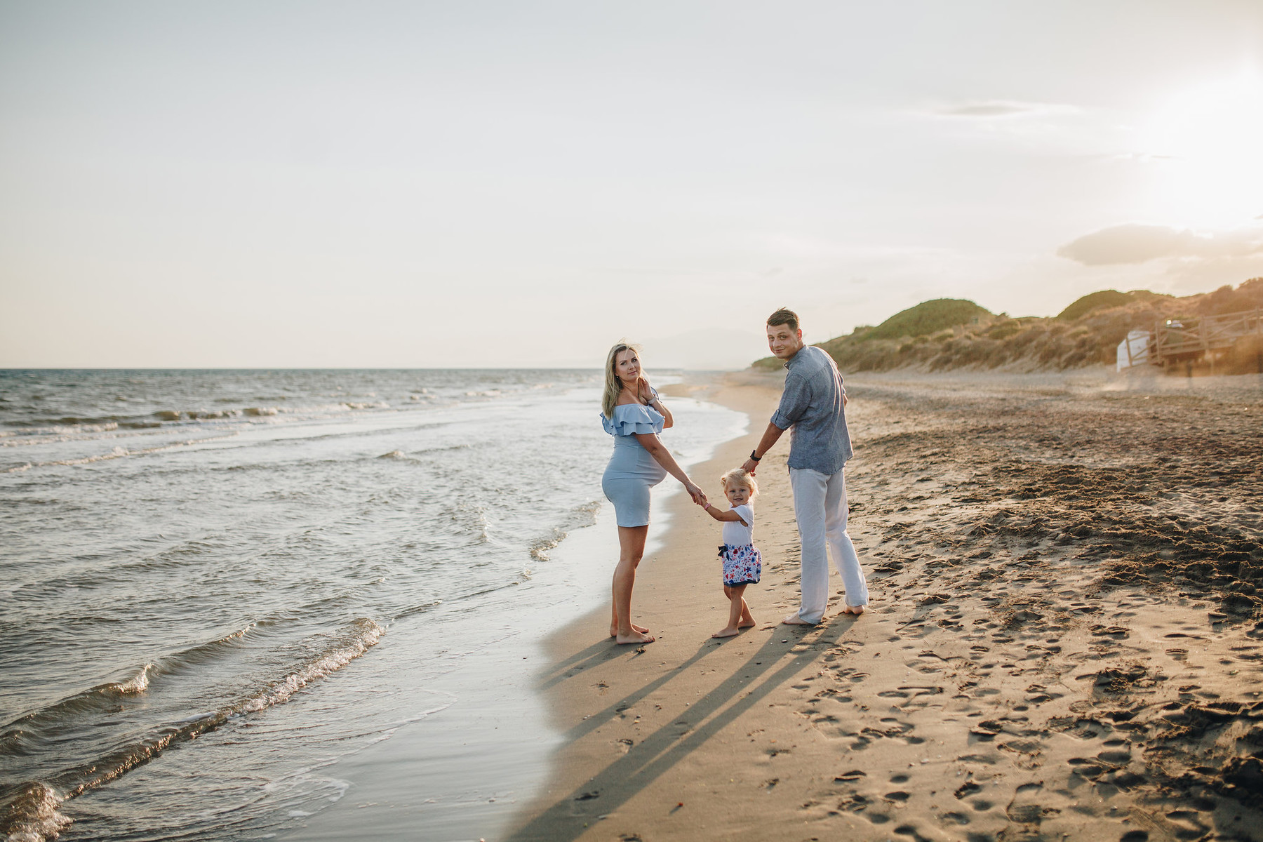 Family photo shoot in Cabopino, Marbella