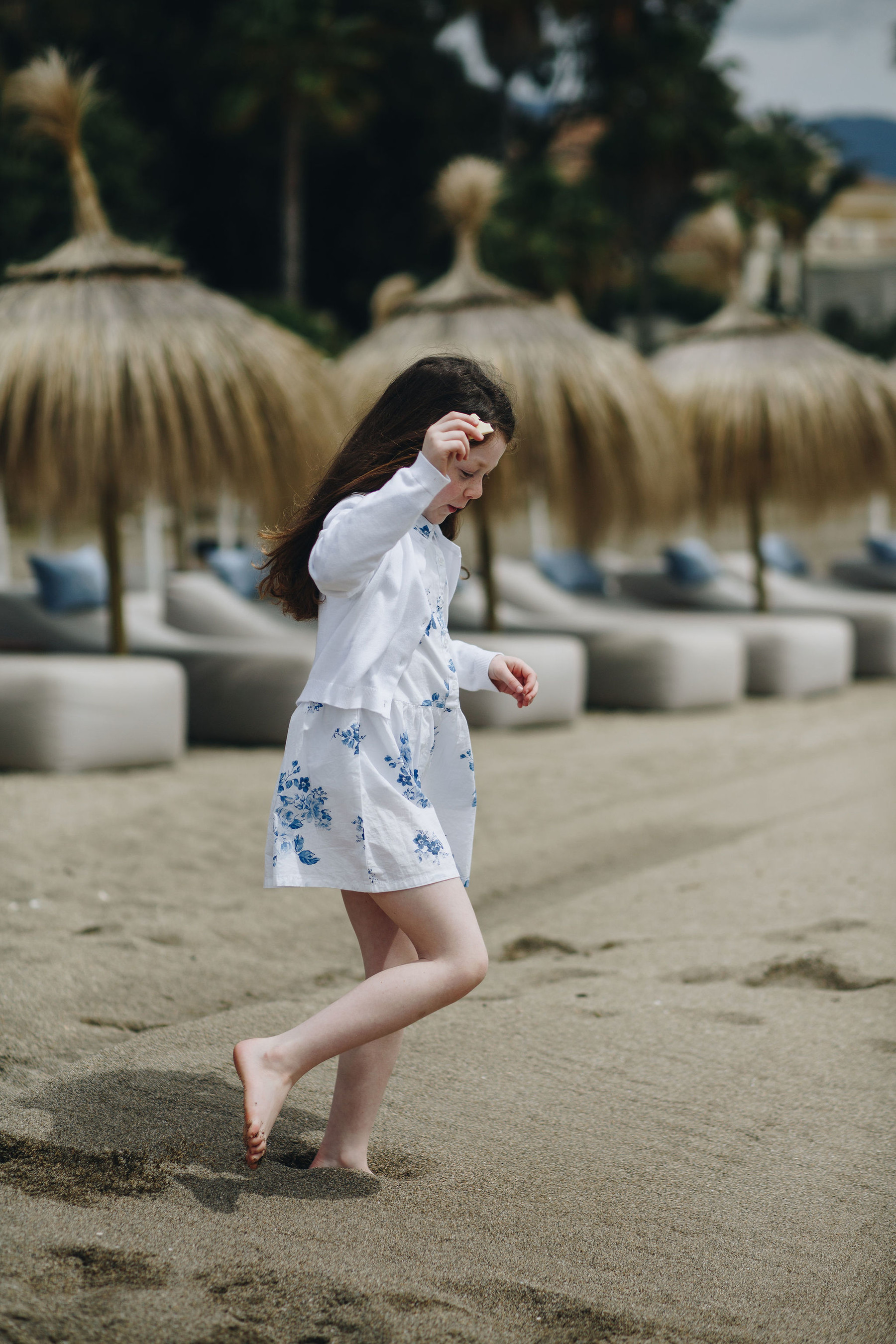 Kids photo shoot in the beach in Marbella