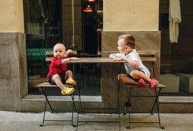 Family photo set in Málaga