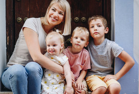 Семейная фотосессия в центре Марбельи