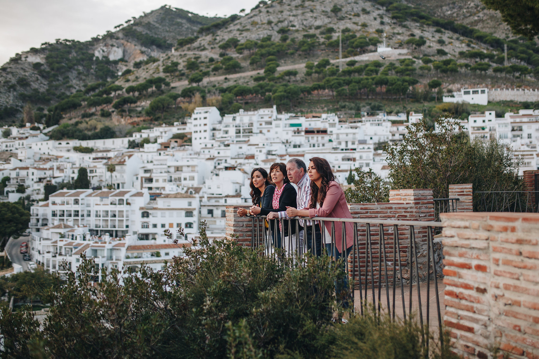 Family photo session in Mijas Pueblo