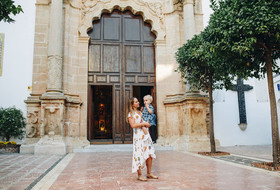 Fotografía de familia en el Centro de Marbella