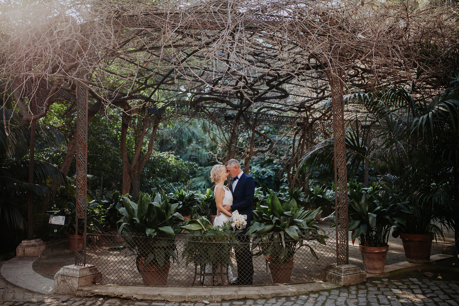 Boda en La Concepción Jardín Botánico-Historico de Málaga