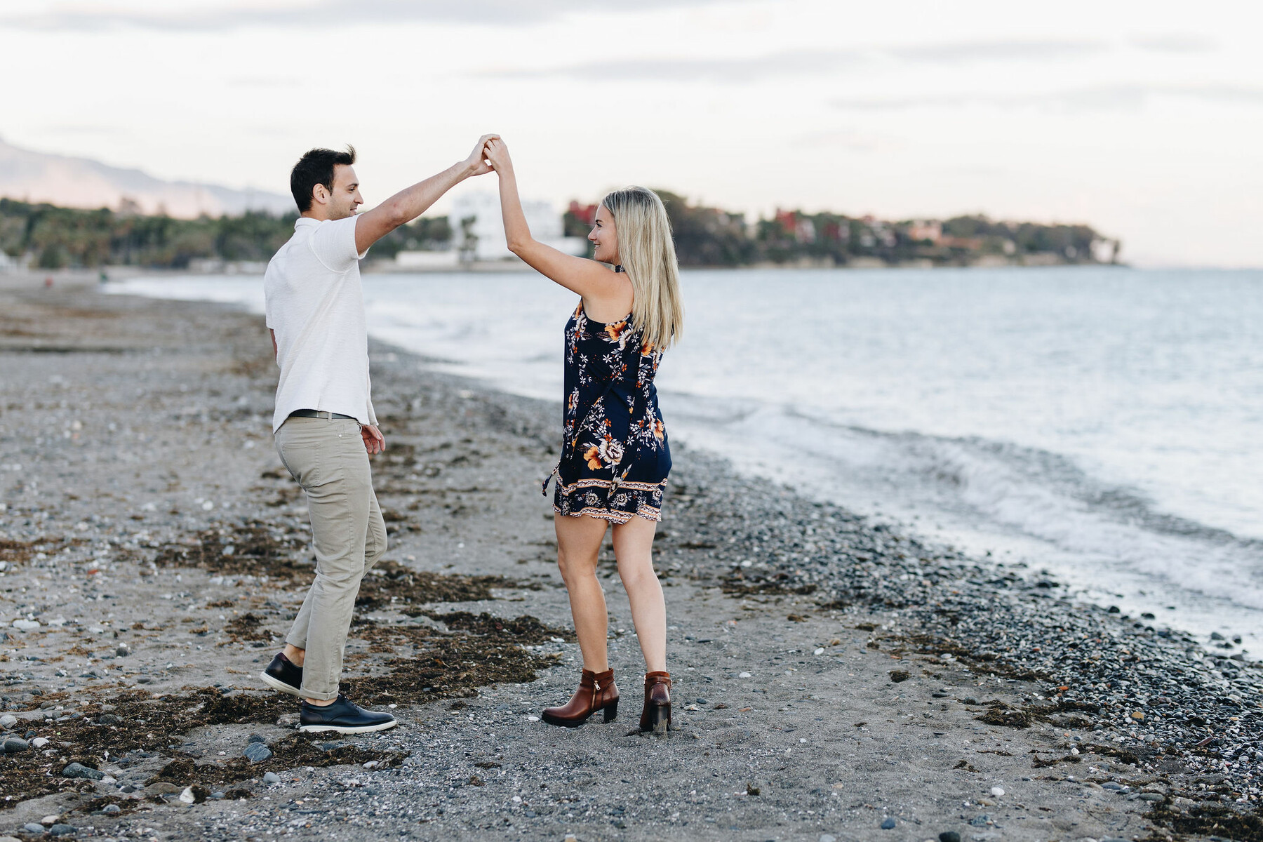 Sesión de fotos de amigos en Estepona