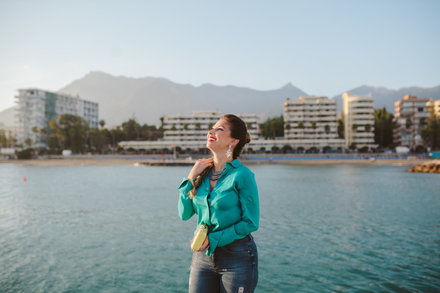 Portrait photo session in the Centre of Marbella