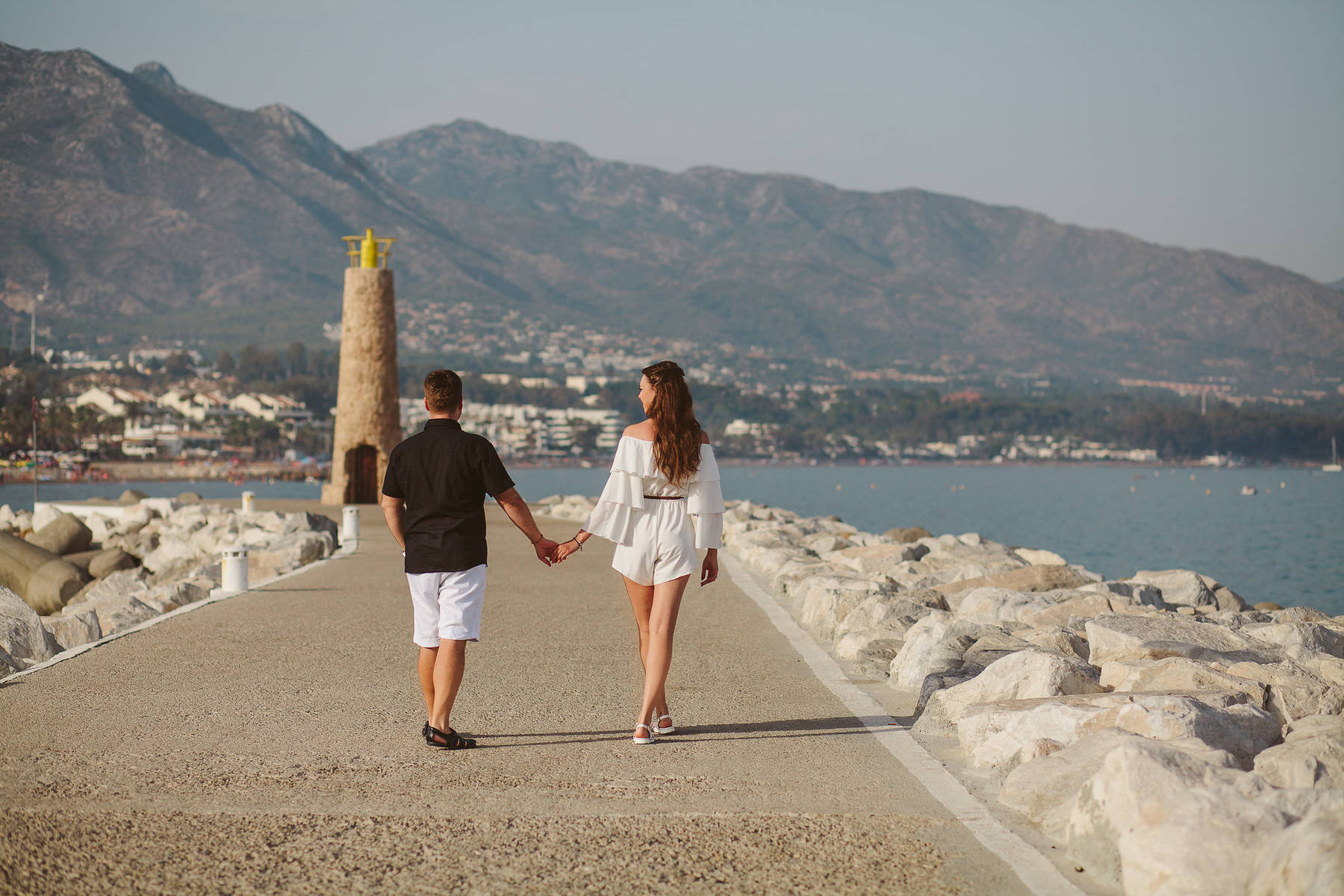 Sesión de fotos de pareja en Marbella