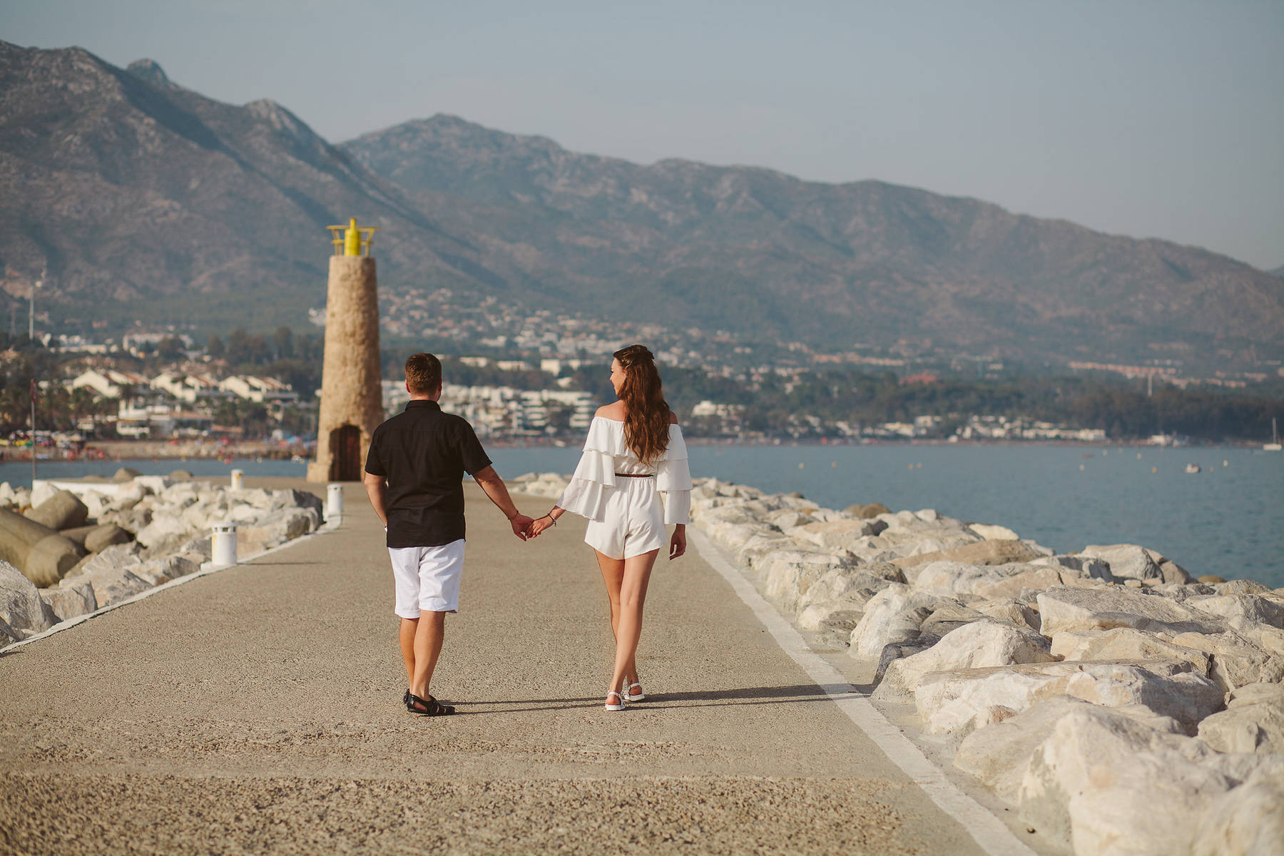 Love Story photo session in Marbella