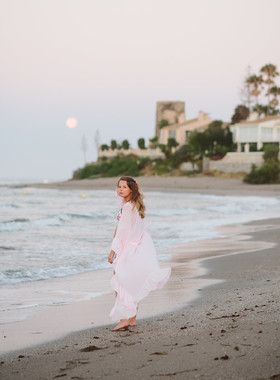 Sesión fotográfica de embarazo en Riviera del Sol