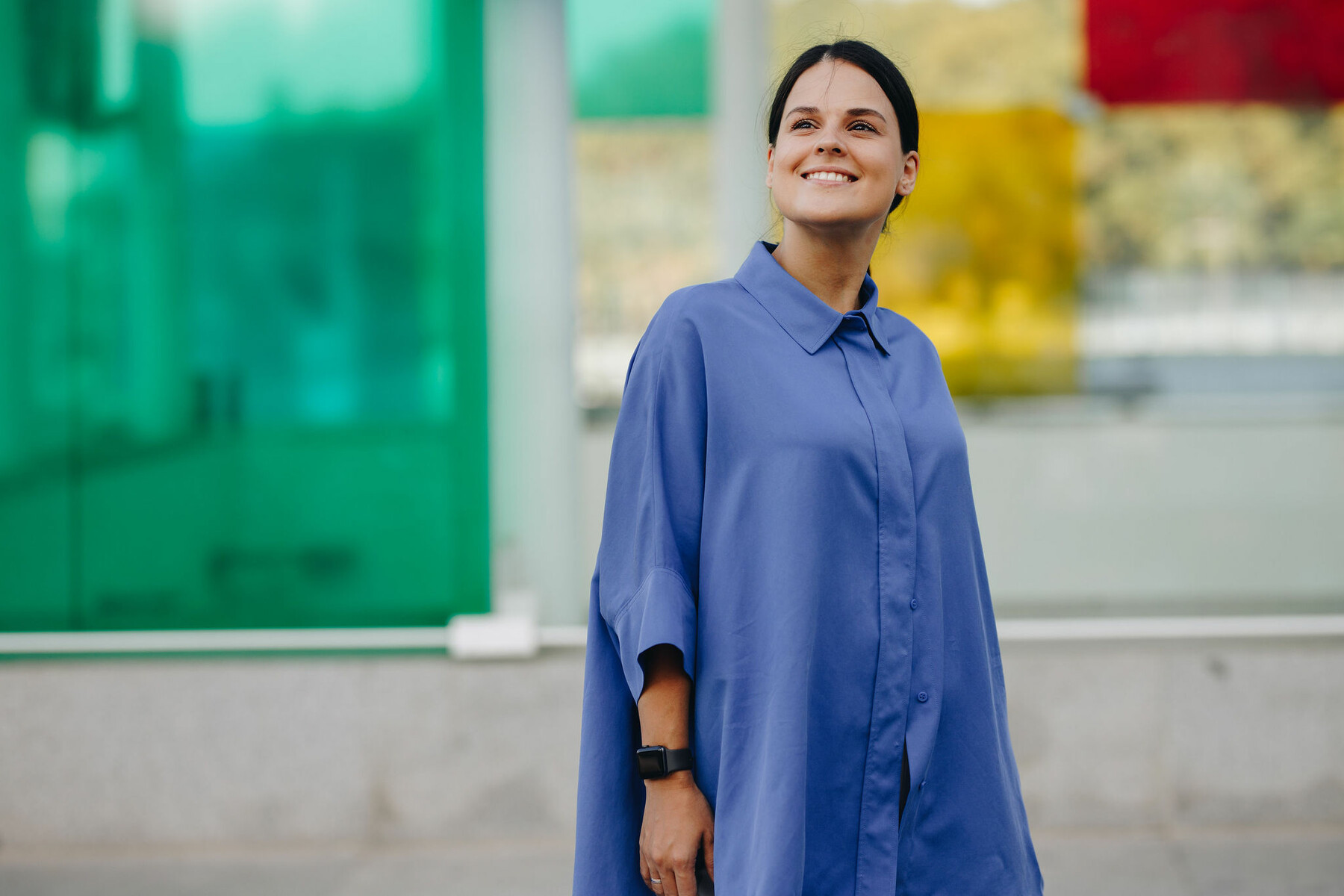 Portrait photo set in the Port of Malaga