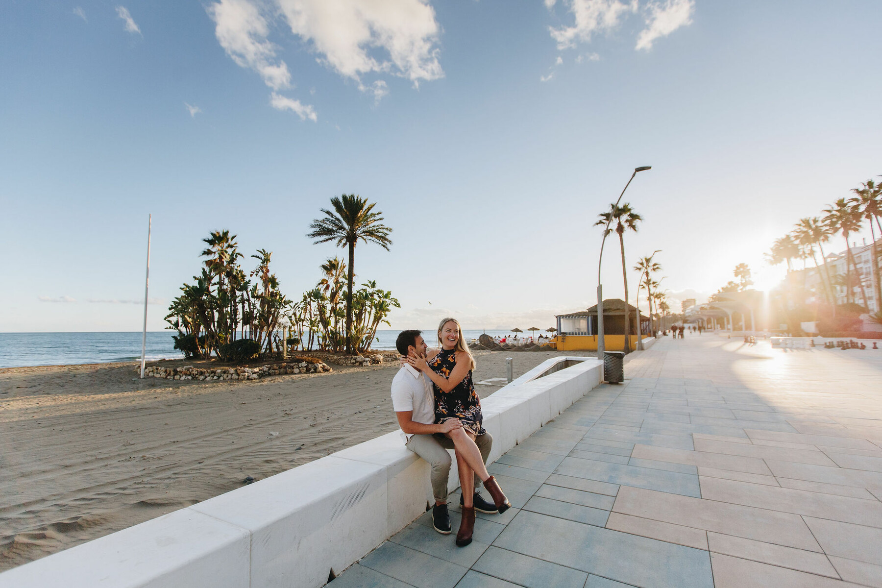 Sesión de fotos de amigos en Estepona