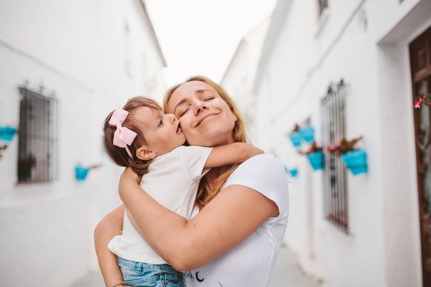 Family photo shoot in Mijas Pueblo