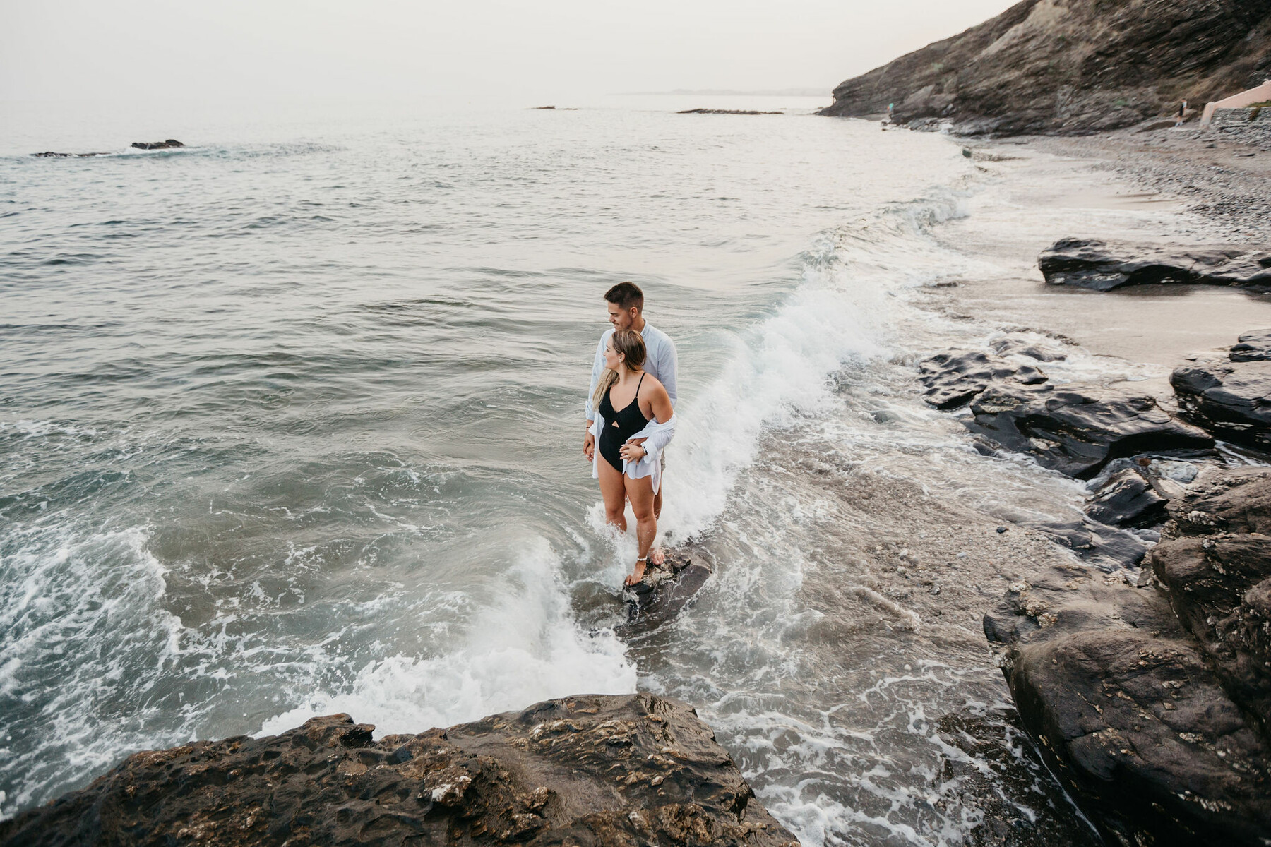 Sesión de fotos de pareja en Benalmádena