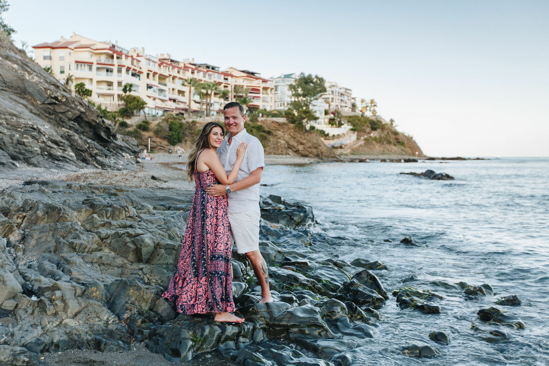 Sesión de fotos de pareja en Benalmádena