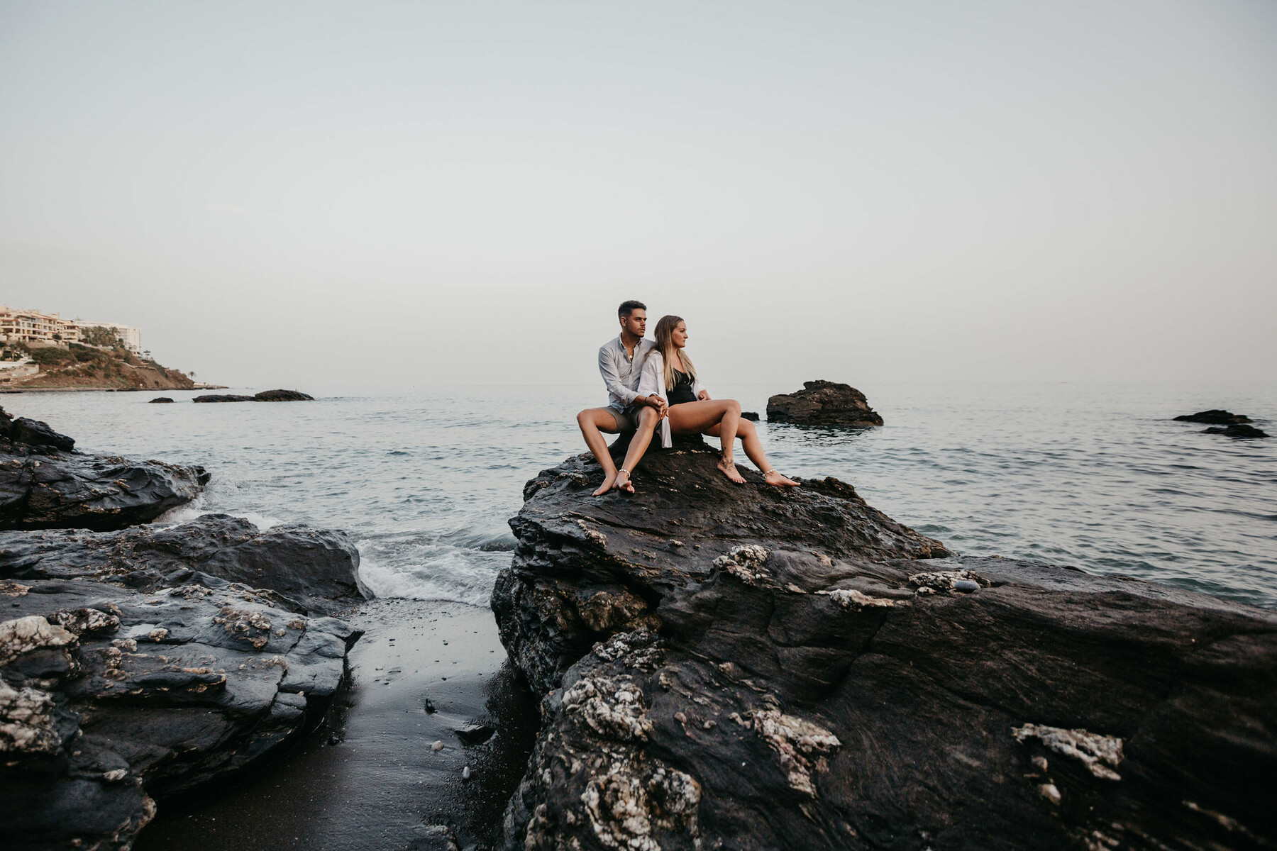 Sesión de fotos de pareja en Benalmádena