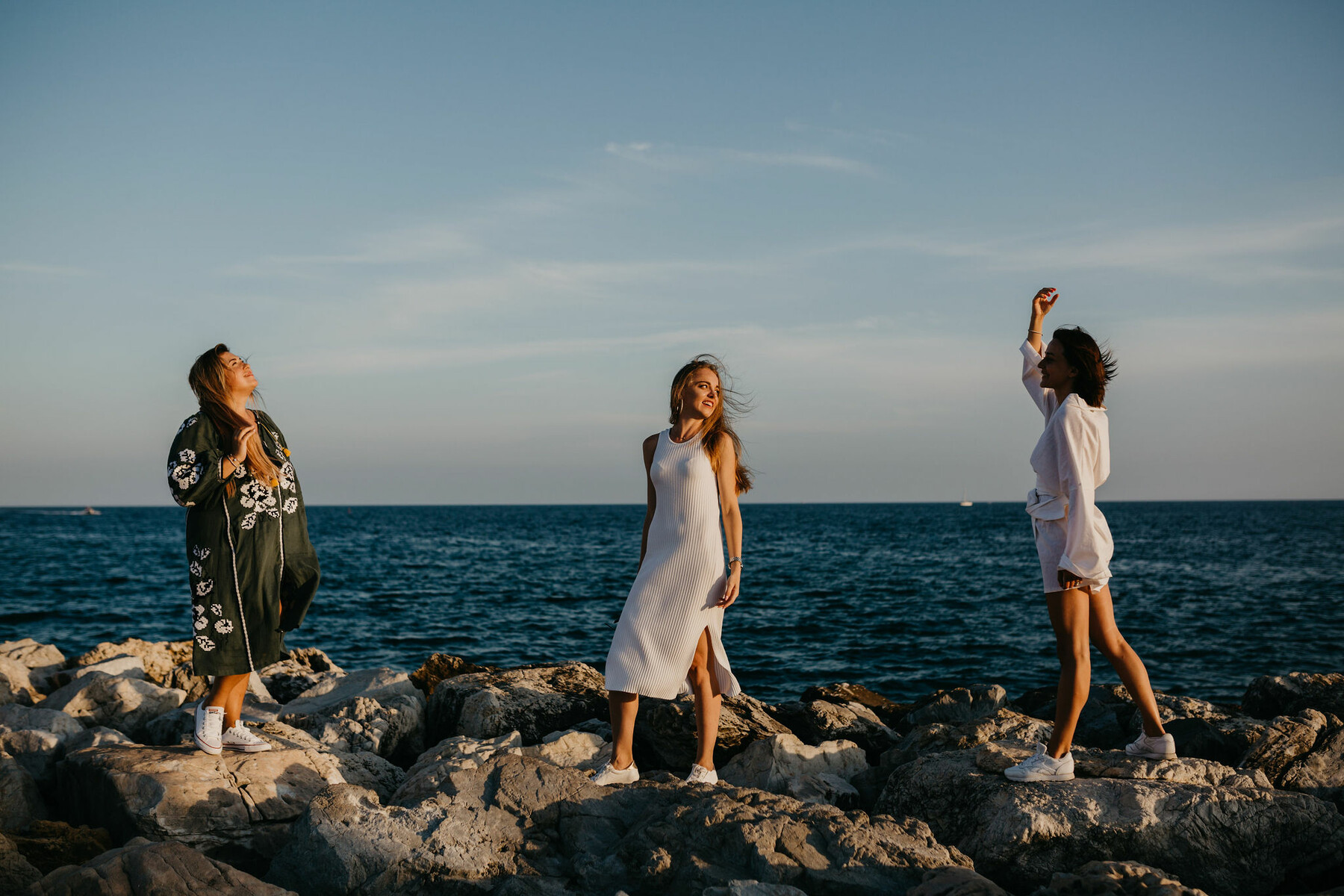 Sesión de fotos para tres amigas en el Centro de Marbella