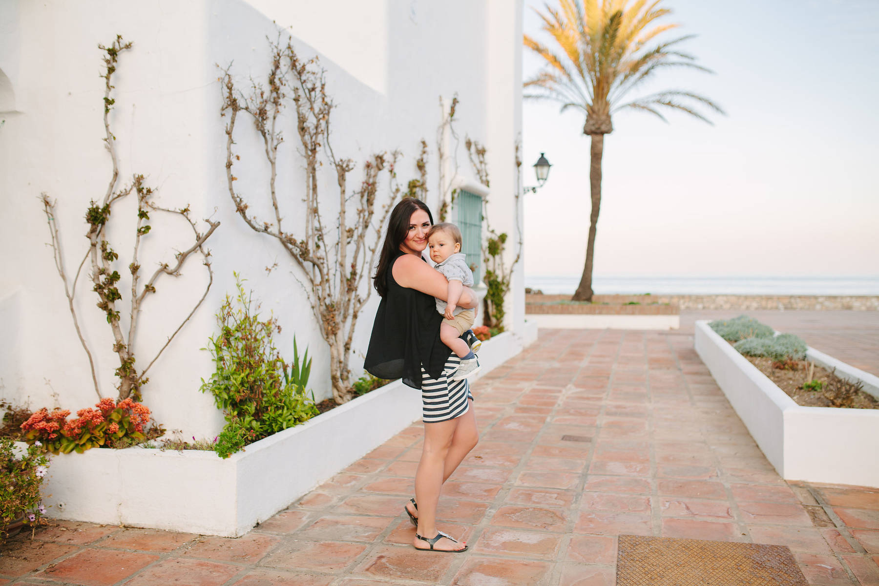 Family photo shoot in the Puerto de la Duquesa in Manilva