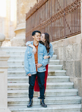 Couple photo set in Malaga