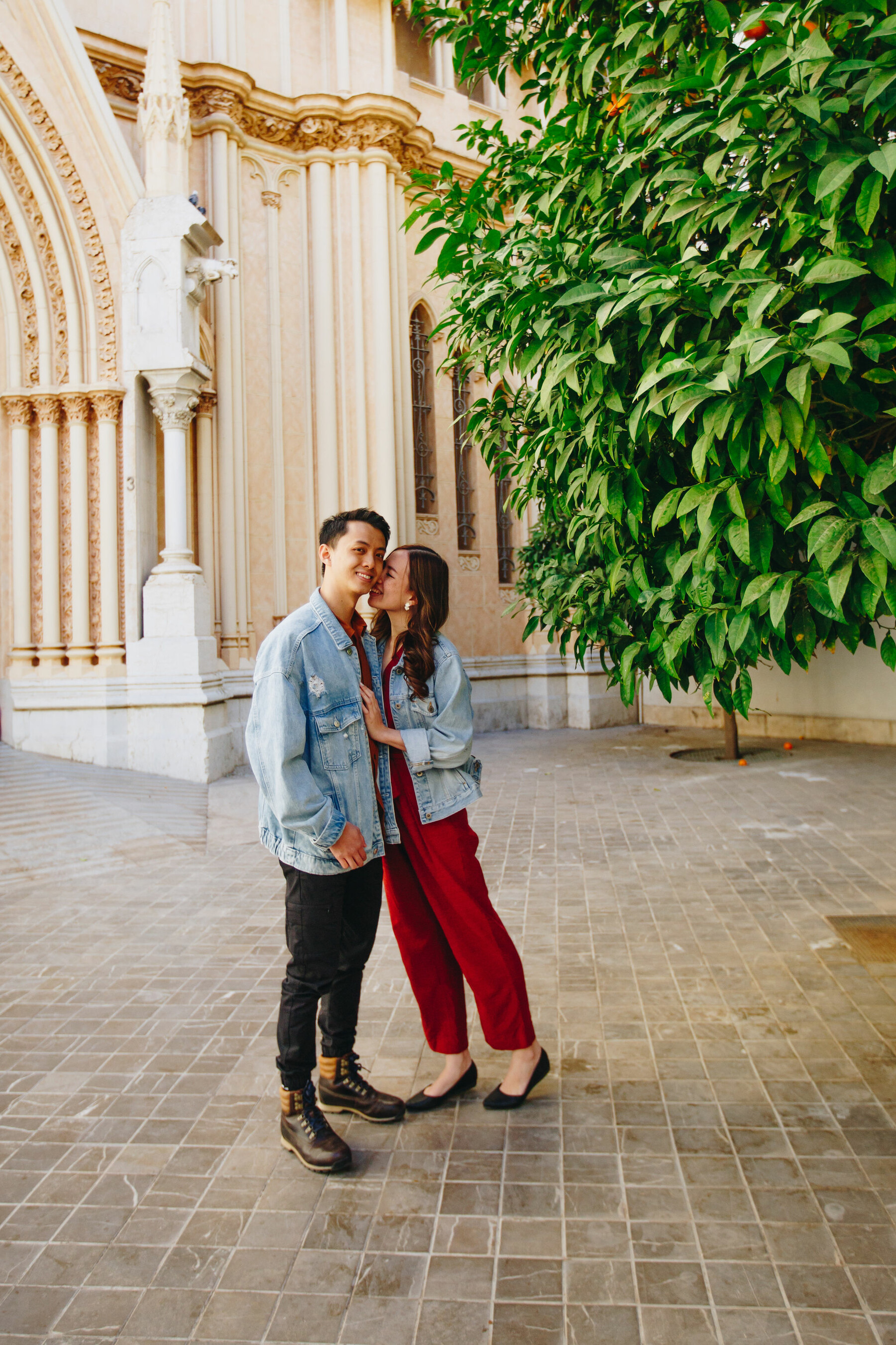 Couple photo set in Malaga