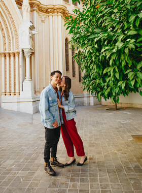 Couple photo set in Malaga