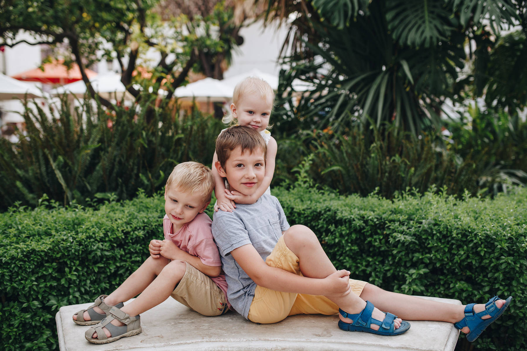 Family photo shoot in Marbella